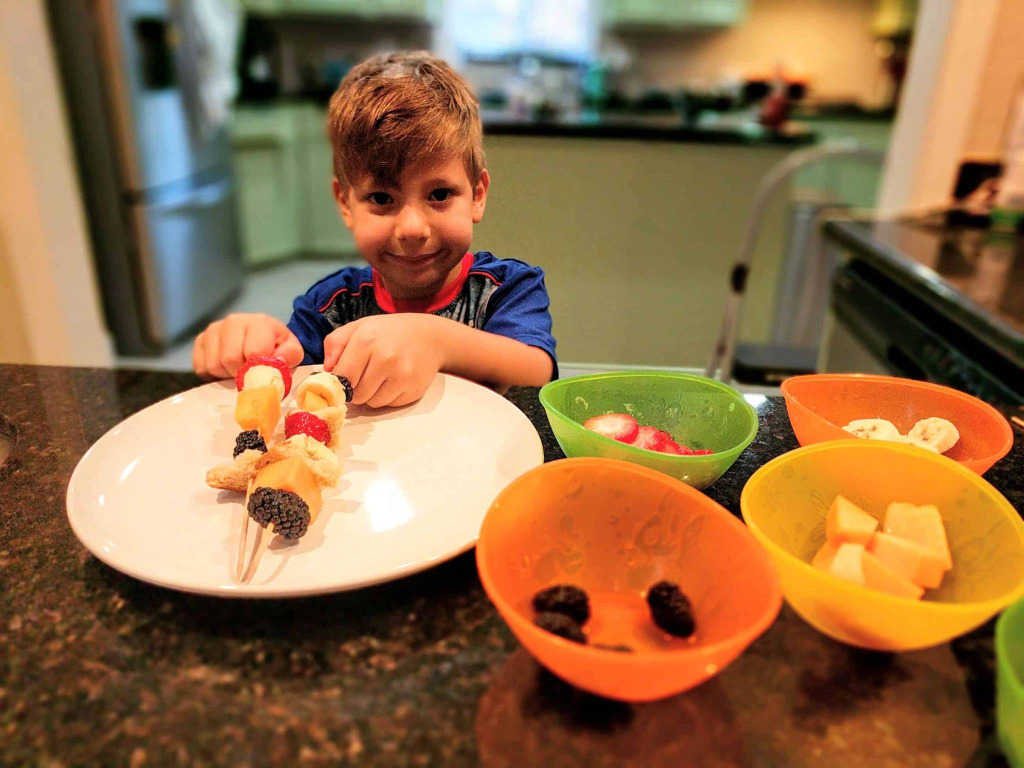 Kid-Friendly Fruit Skewers